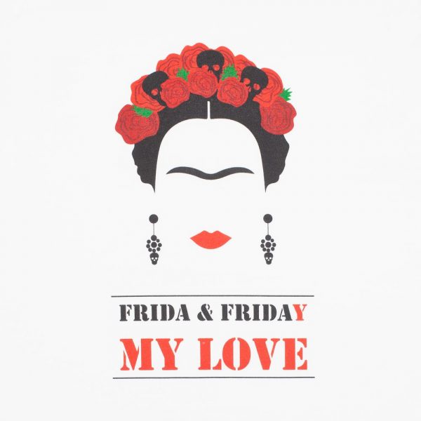 70308.60 1 1000x1000 600x600 - Футболка женская Frida & Friday, белая